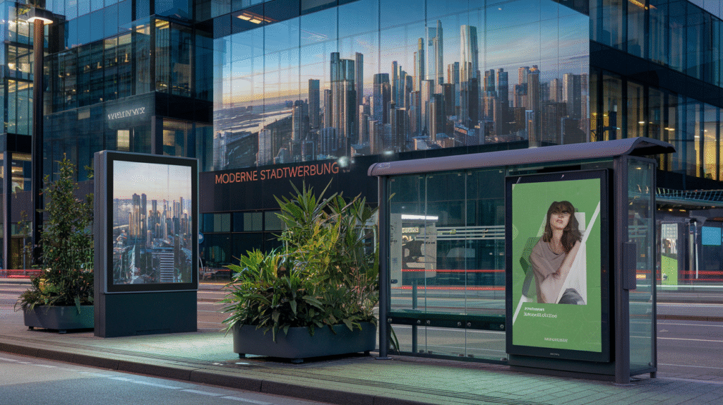 Ideen für Werbung im städtischen Raum